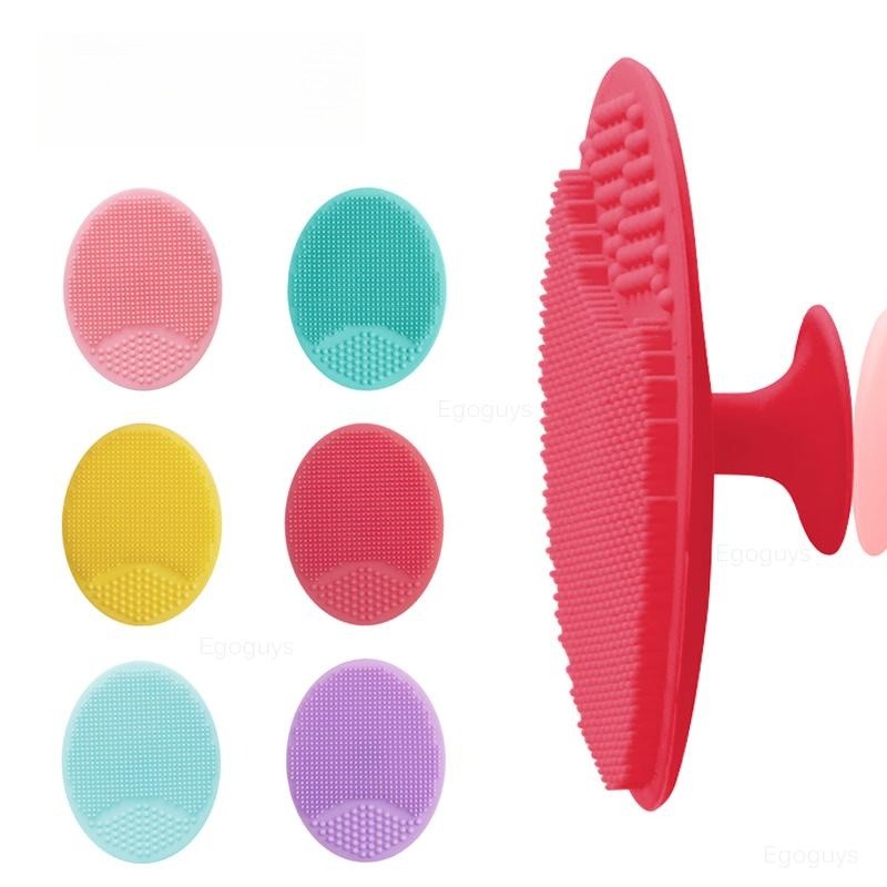 Silicone Face Scrubber Electric - 1PC แปรงทําความสะอาดซิลิโคนเจลซักผ้า Pad Exfoliating Blackhead Remover