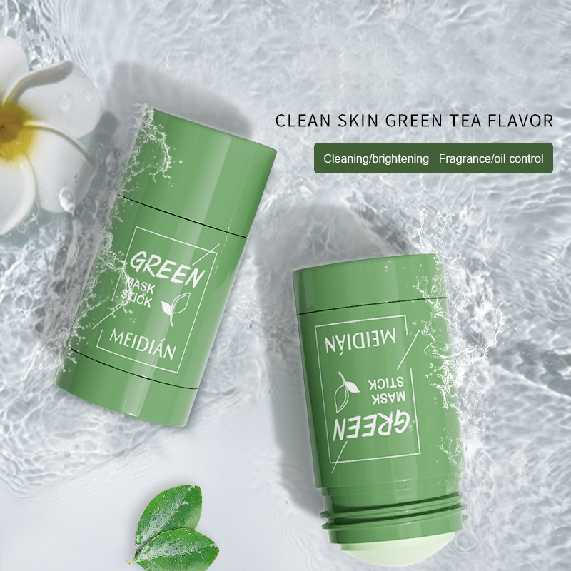 Green Tea Cleansing Clay Mask - มาส์กชาเขียวแบบแท่ง ขจัดสิวเสี้ยน สิวอุดตัน ทำความสะอาดล้ำลึก มาส์กโคลนบริสุทธิ์ ควบคุมความมัน