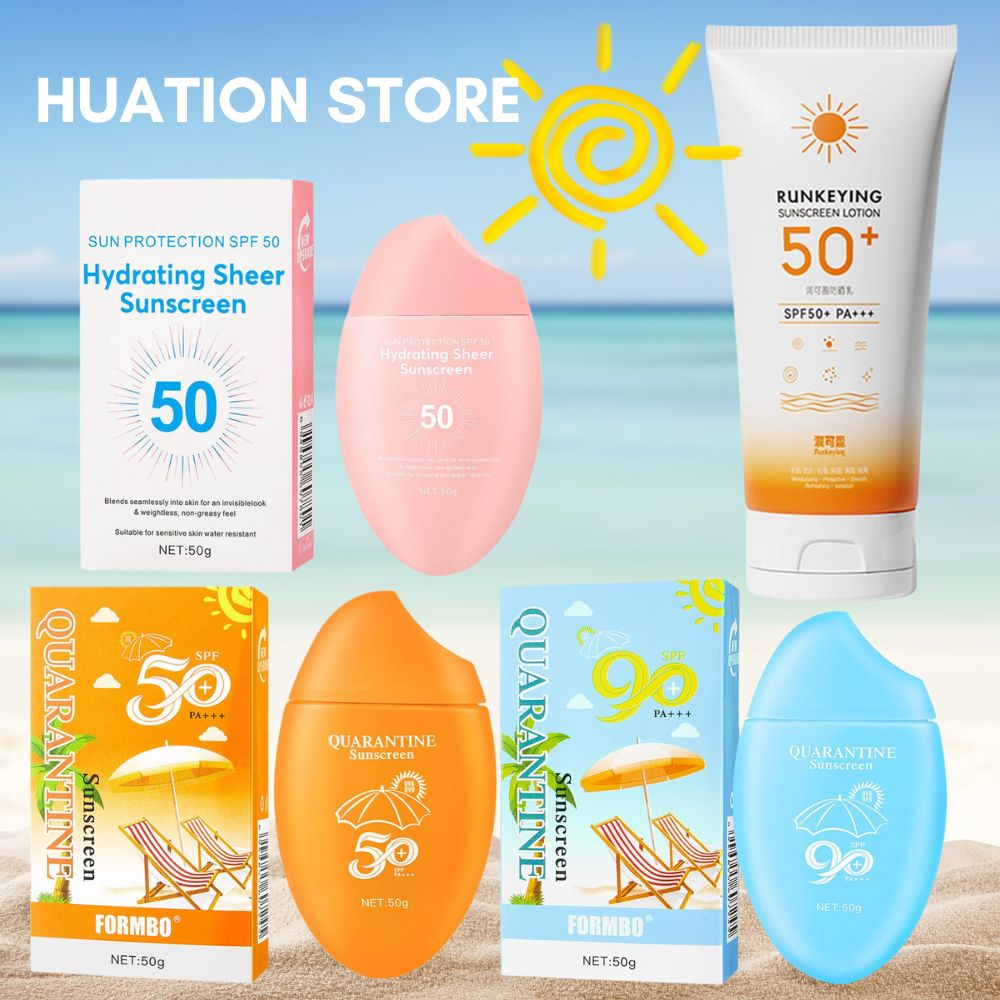 Spf 50 Waterproof Sunscreen - 50g ครีมกันแดด SPF50 + Solar Blocker