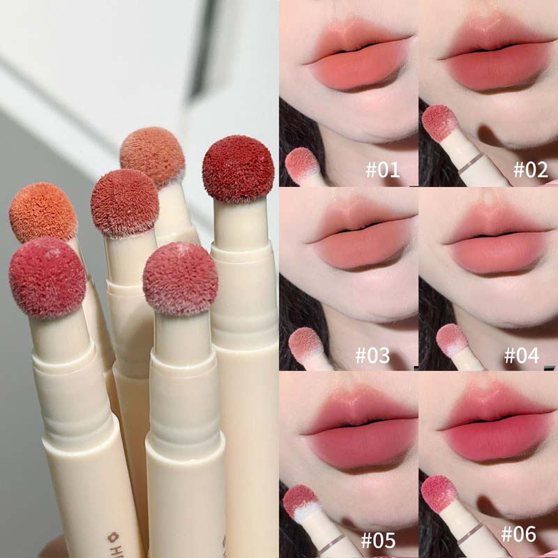 Matte Velvet Lip Tint Long Lasting - เฮอร์ออเรนจ์ มูส ลิปทินท์เนื้อกำมะหยี่แมตต์ ดีไซน์หัวฟองน้ำ เนื้อครีมมี่ ไม่แห้ง