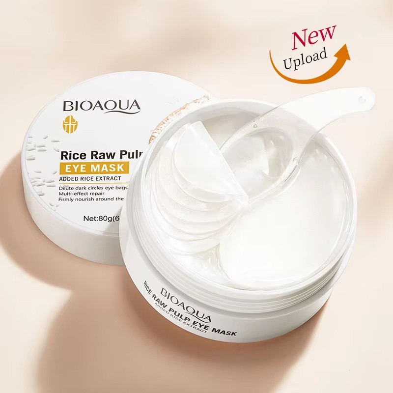 มาส์กใต้ตาข้าว Bioaqua 60 ชิ้น - Collagen Under Eye Patches บทวิจารณ์และราคา