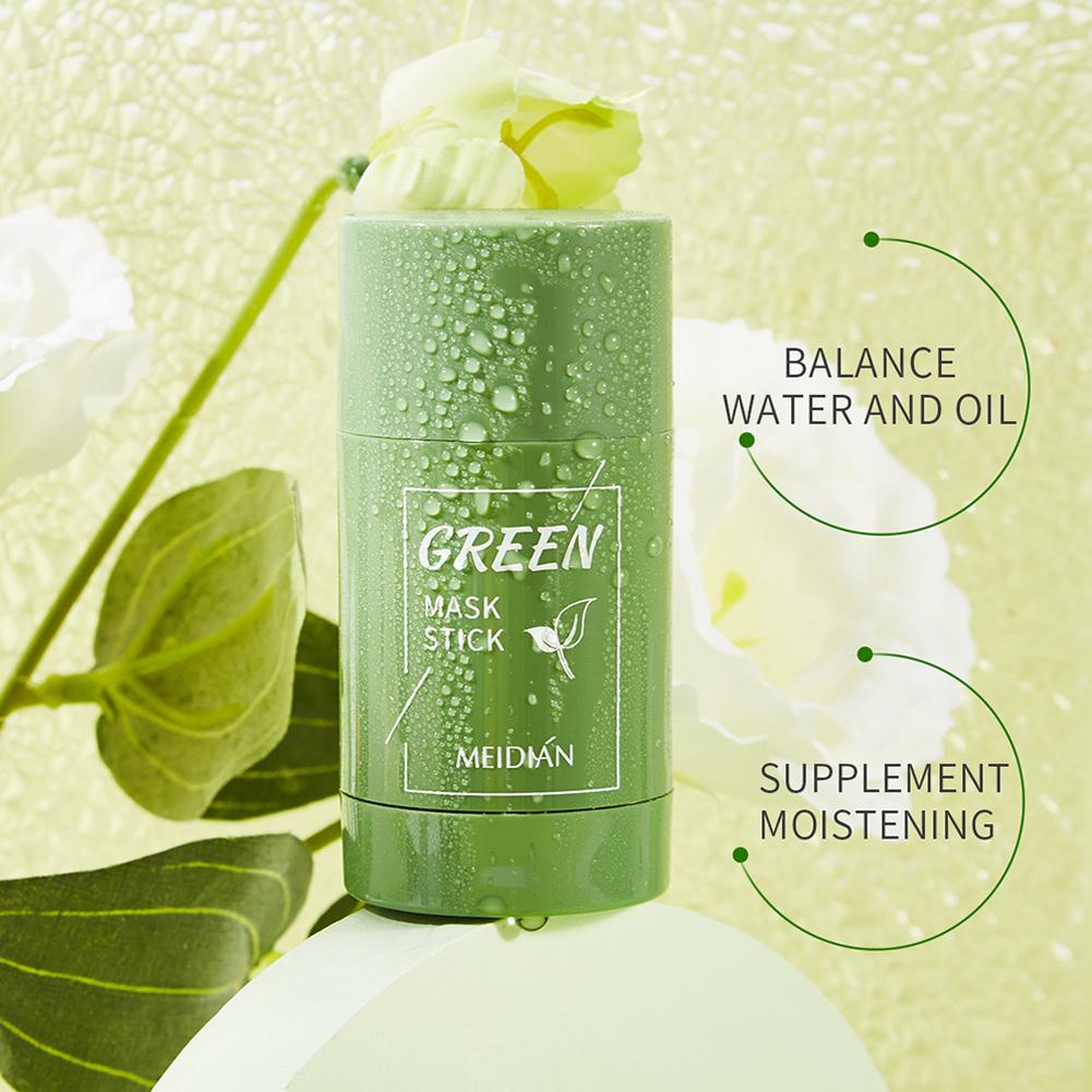 มาส์กหน้าชาเขียวแท่ง ทำความสะอ - Green Tea Cleansing Clay Mask บทวิจารณ์และราคา