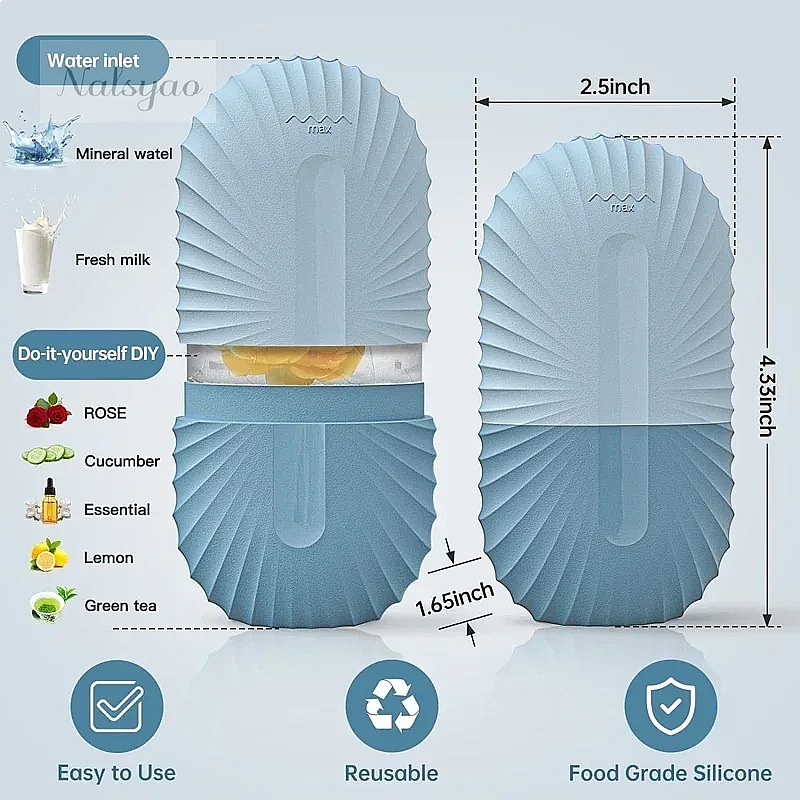 ลูกกลิ้งน้ำแข็งสำหรับนวดหน้า 1 - Face Ice Roller Puffiness บทวิจารณ์และราคา
