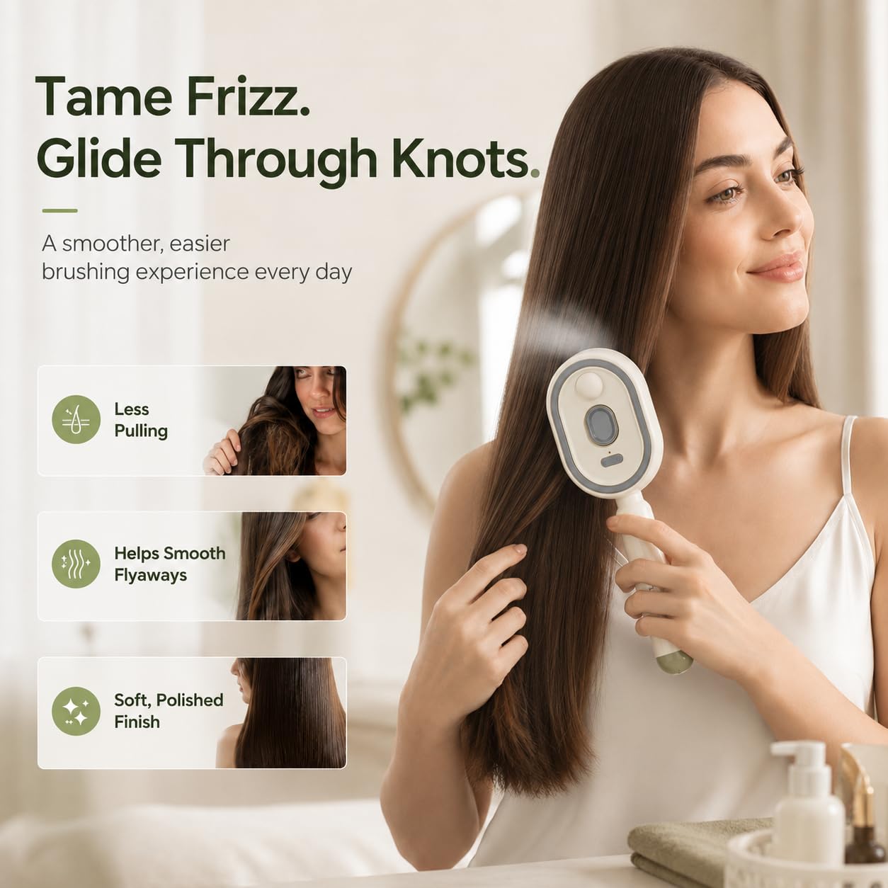 หวีสเปรย์นวดผมไฟฟ้า 2in1 พร้อม - Massage บทวิจารณ์และราคา