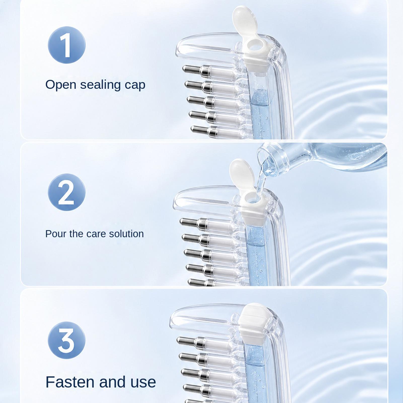 แปรงนวดหนังศีรษะพร้อมที่จ่ายน้ - Hair Care บทวิจารณ์และราคา