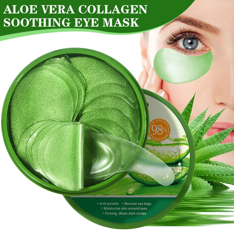 60pcs Aloe Vera Collagen Eye M - Collagen Under Eye Patches บทวิจารณ์และราคา