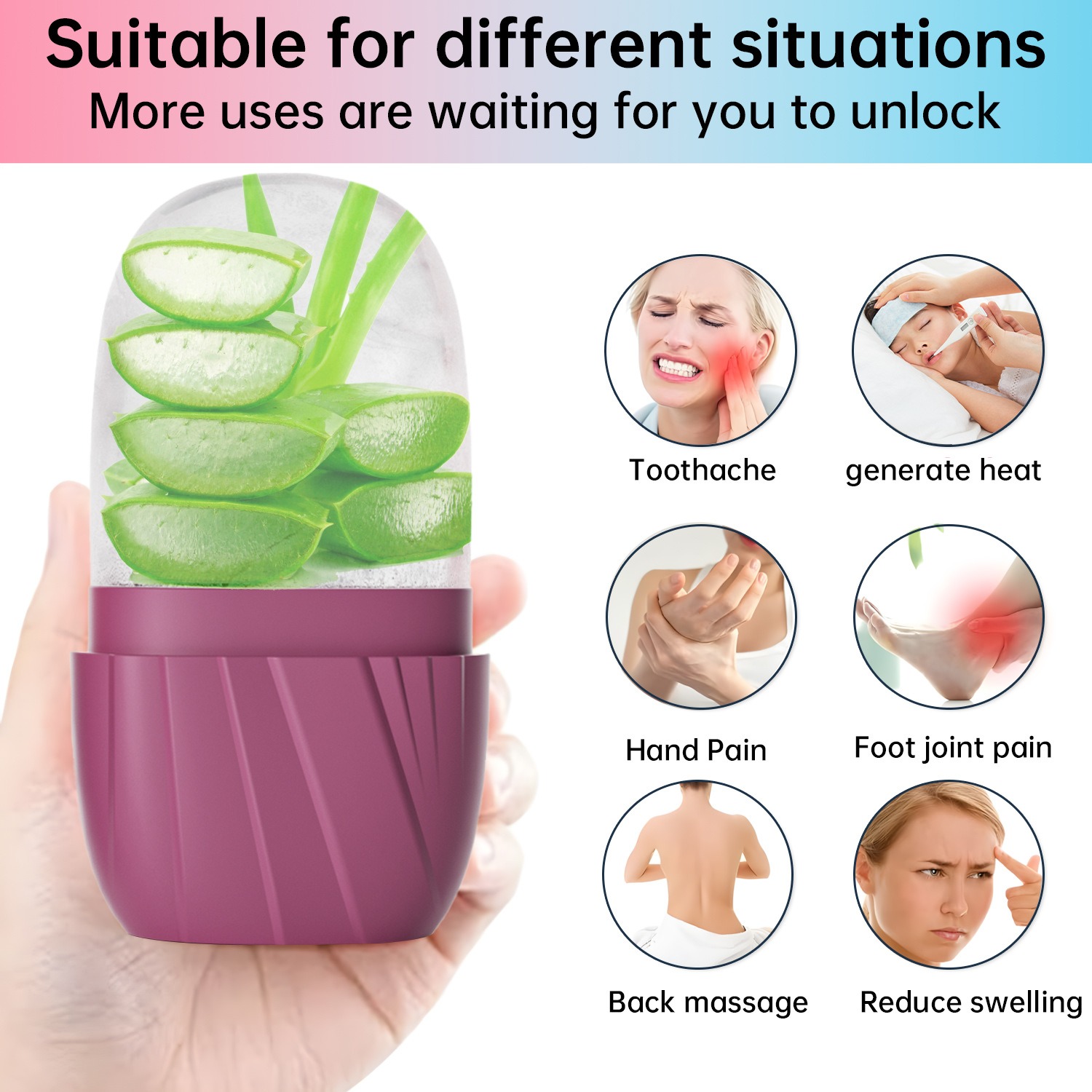 แม่พิมพ์น้ำแข็งลายเส้นเพื่อควา - Face Ice Roller Puffiness บทวิจารณ์และราคา