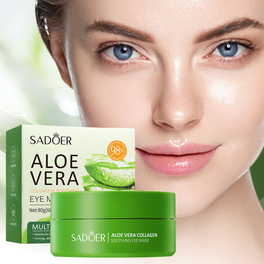 แผ่นมาส์กใต้ตา SADOER อโลเวร่า - Collagen Under Eye Patches บทวิจารณ์และราคา