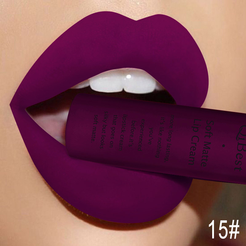 QIBEST เซ็กซี่ Velvet Matte Li - Matte Velvet Lip Tint Long Lasting บทวิจารณ์และราคา