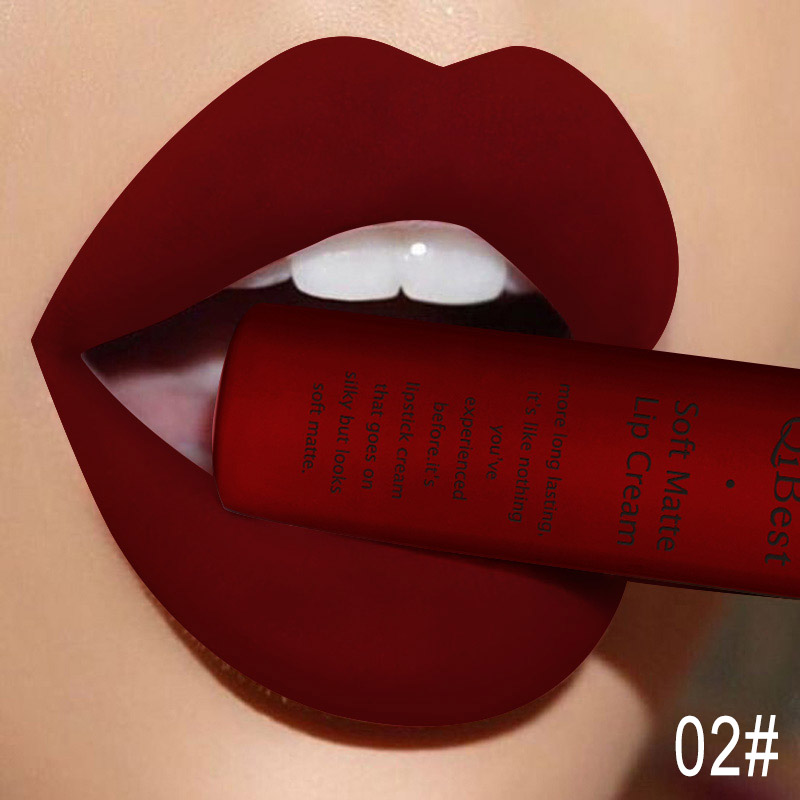 QIBEST เซ็กซี่ Velvet Matte Li - Matte Velvet Lip Tint Long Lasting บทวิจารณ์และราคา