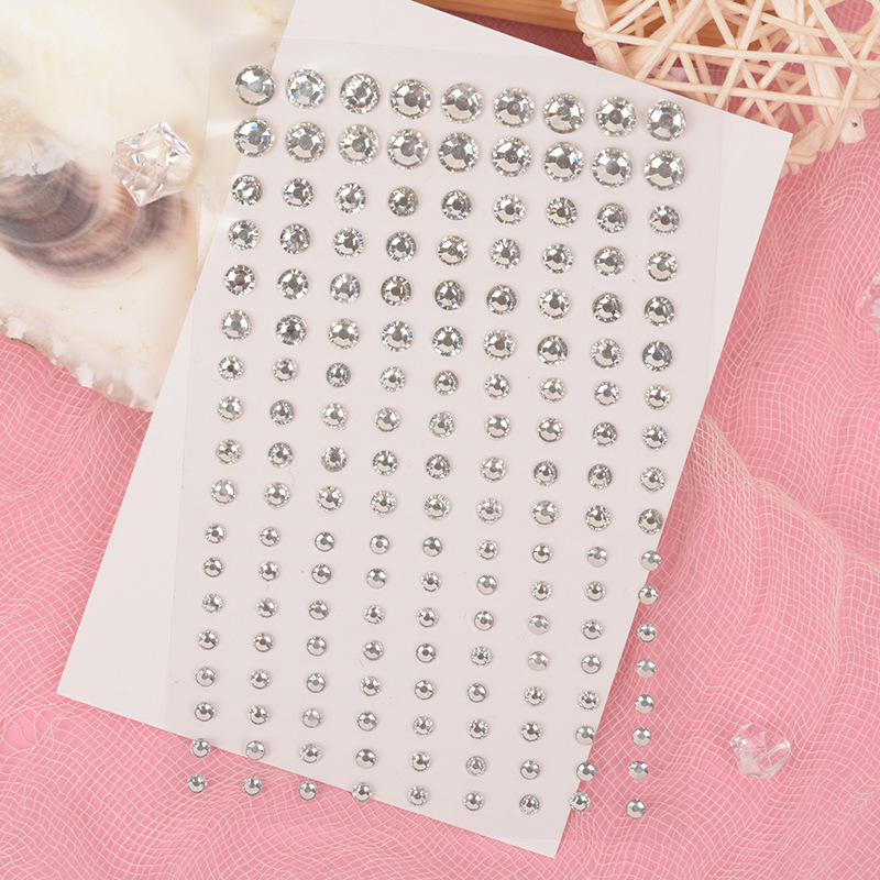 เพชรอะคริลิคสีขาว ขนาด 2 มม. 3 - Nail Art บทวิจารณ์และราคา