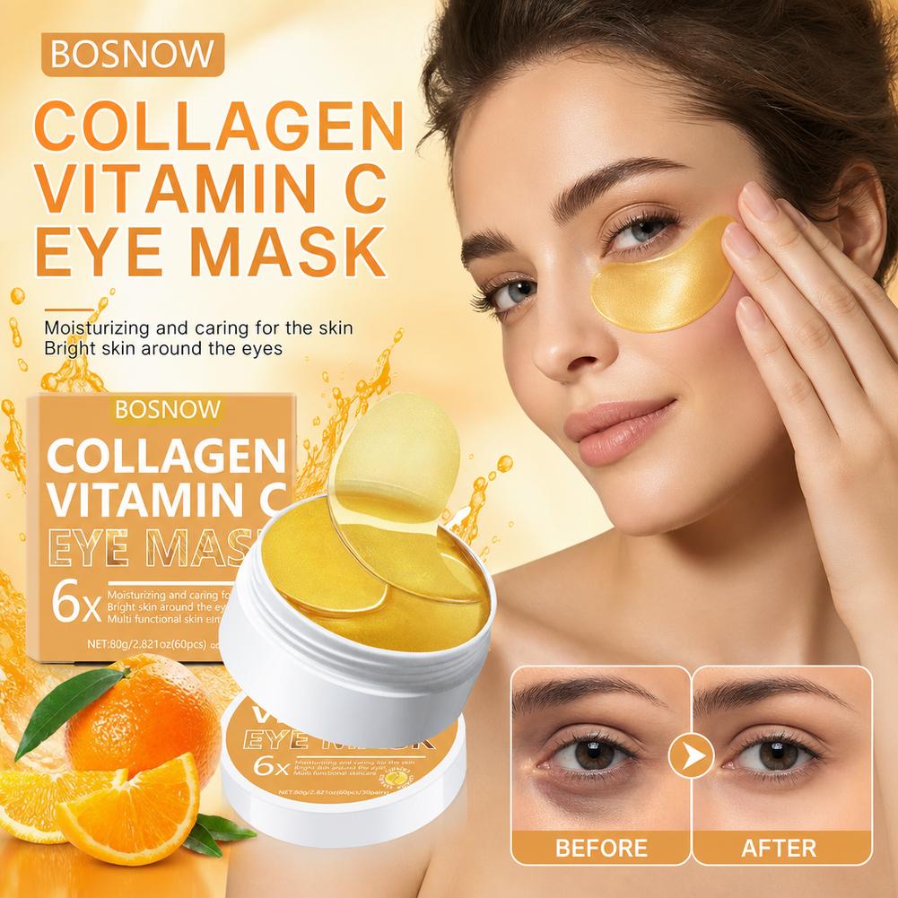 มาส์กใต้ตาคอลลาเจนวิตามิน 60 ช - Collagen Under Eye Patches บทวิจารณ์และราคา