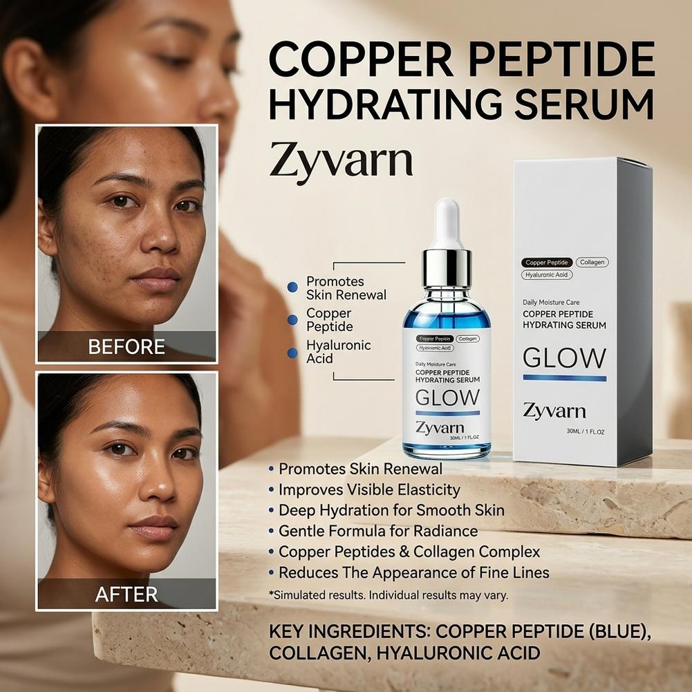 1/2/3/5 ชิ้น เซรั่มคอปเปอร์เปป - Hyaluronic Acid Facial Serum บทวิจารณ์และราคา
