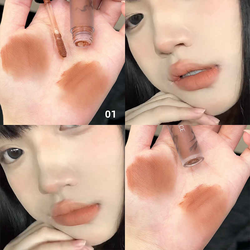 CACE ลิปสติกเนื้อแมทกำมะหยี่สี - Matte Velvet Lip Tint Long Lasting บทวิจารณ์และราคา