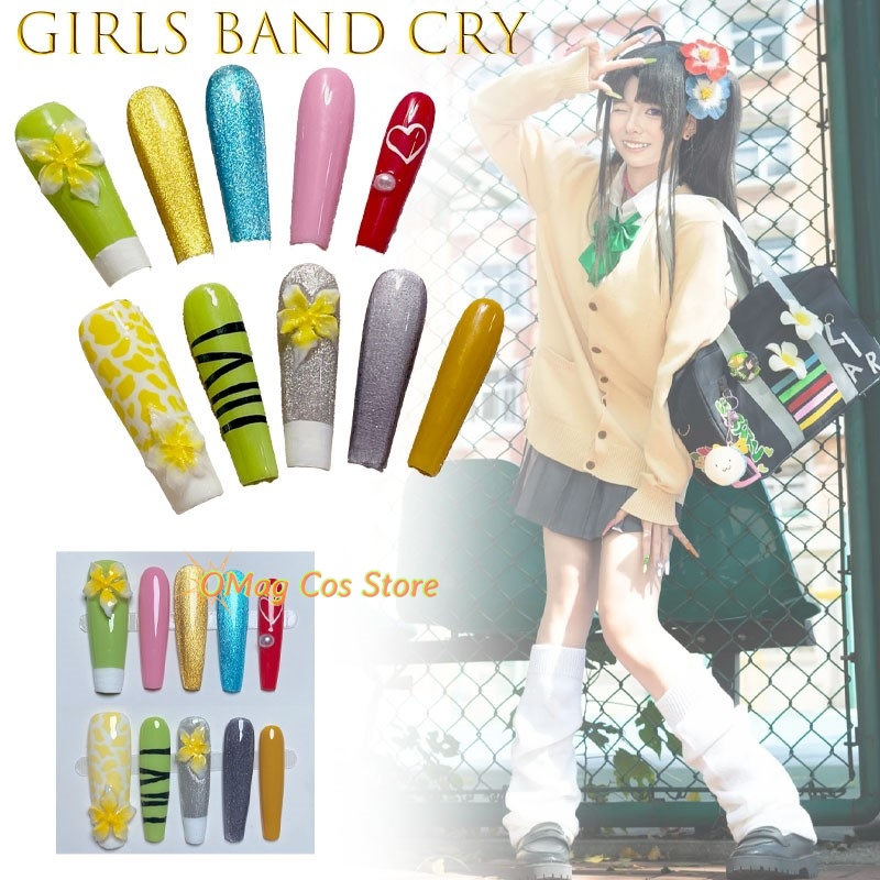เล็บปลอมลายวงเกิร์ลแบนด์ Cry A - Nail Art บทวิจารณ์และราคา