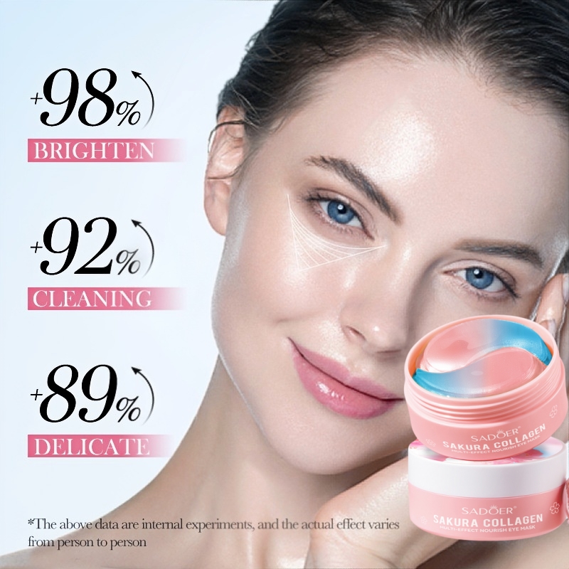 60 ชิ้น ซากุระ คอลลาเจน มัลติเ - Collagen Under Eye Patches บทวิจารณ์และราคา